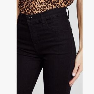 J Brand Maria high rise skinny jeans black 26